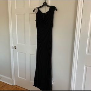 David Meister Black floor length evening gown ✨
